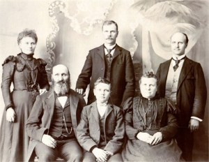 William Balch and his family. Image taken in the late 1890's. Courtesy of Ancestory.com